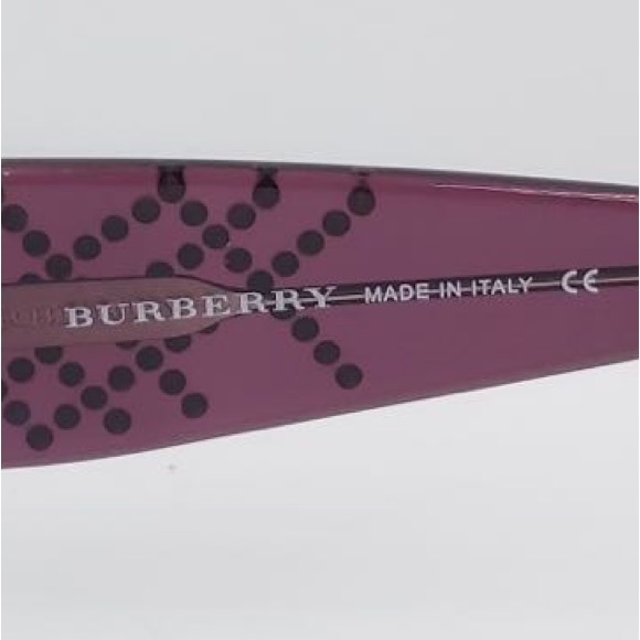 Burberry B4040-B Purple Rectangular Sunglasses Frames - Picture 6 of 7